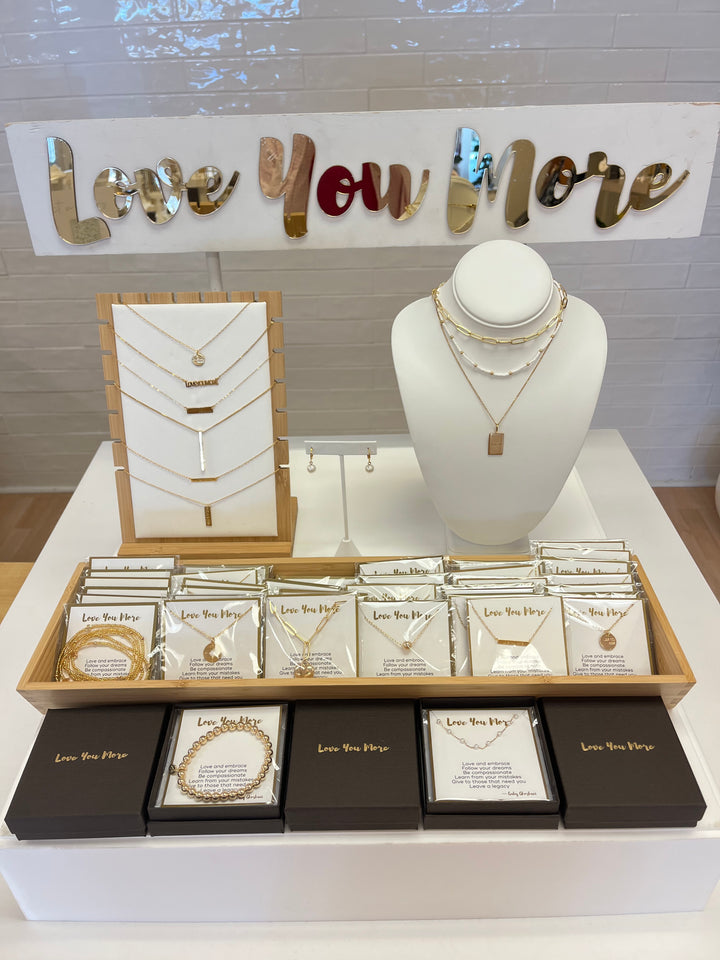 Display with the jewelry 