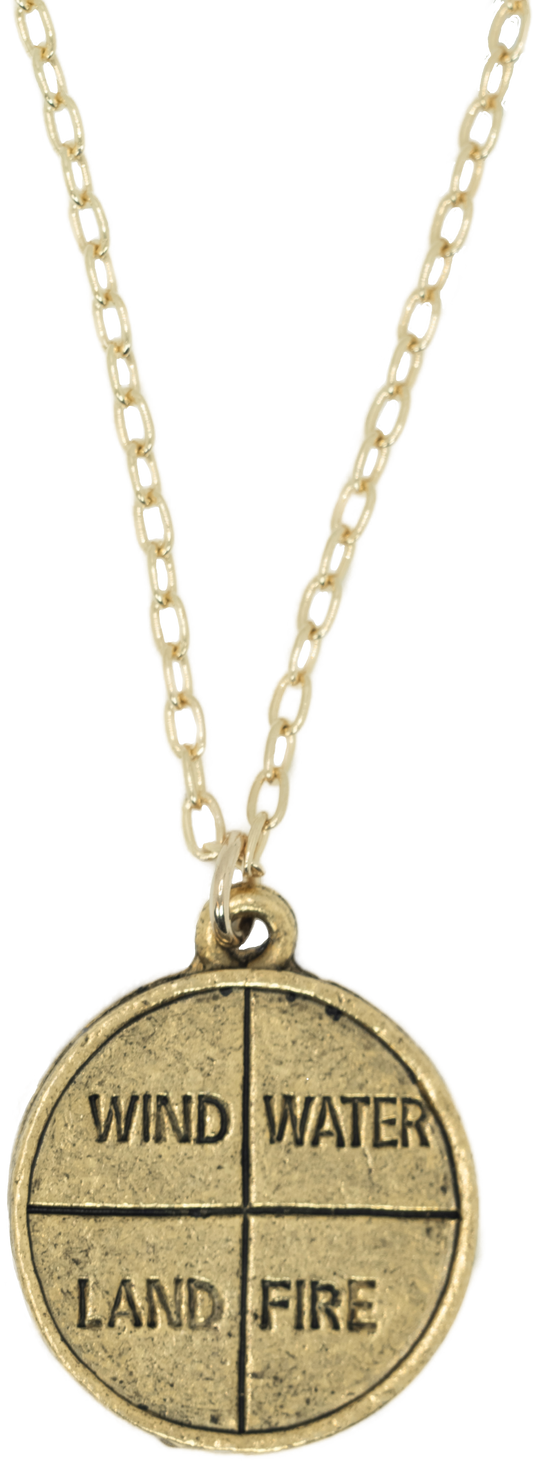 Four Elements Gold Neckalace