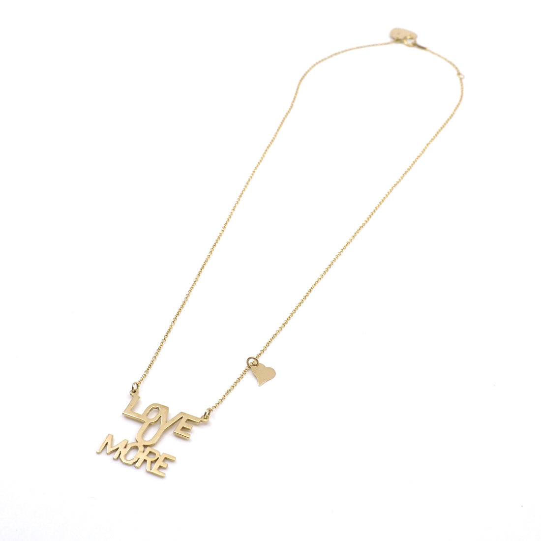Love U More Sunrise Necklace in 10K & 14K Gold