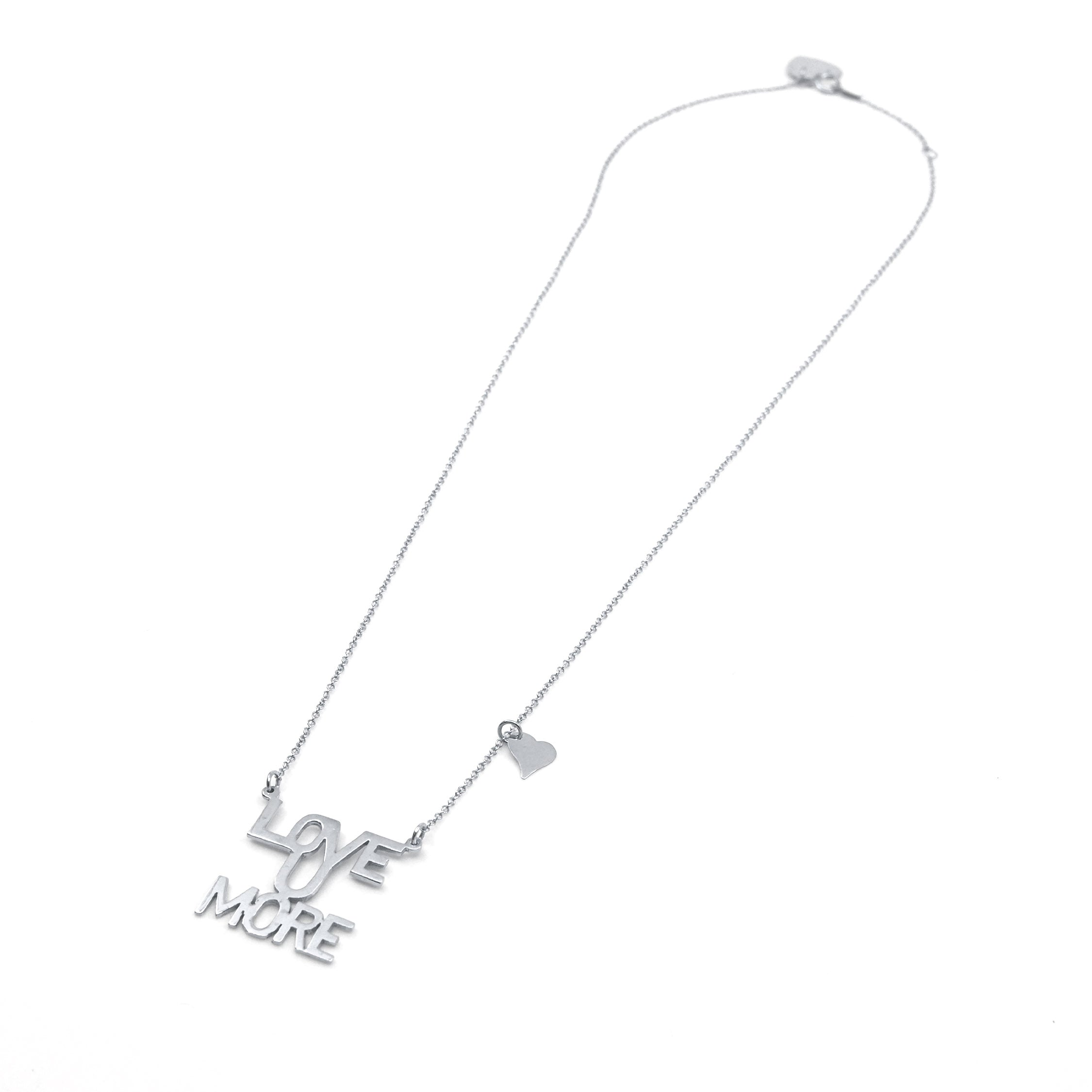 Love You More Sunrise Necklace in Sterling Silver