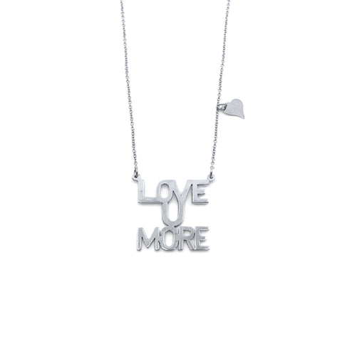 Love You More Sunrise Necklace in Sterling Silver