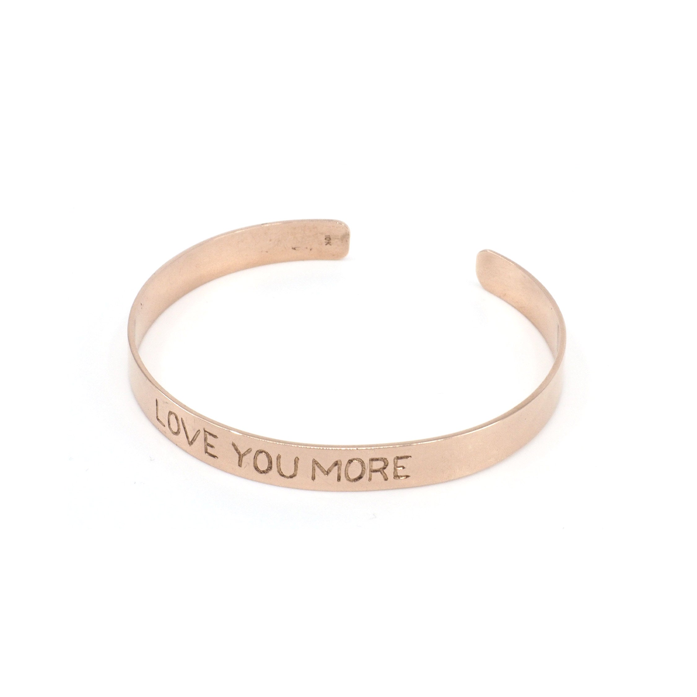The Love You More Cuff in Solid Gold or Silver