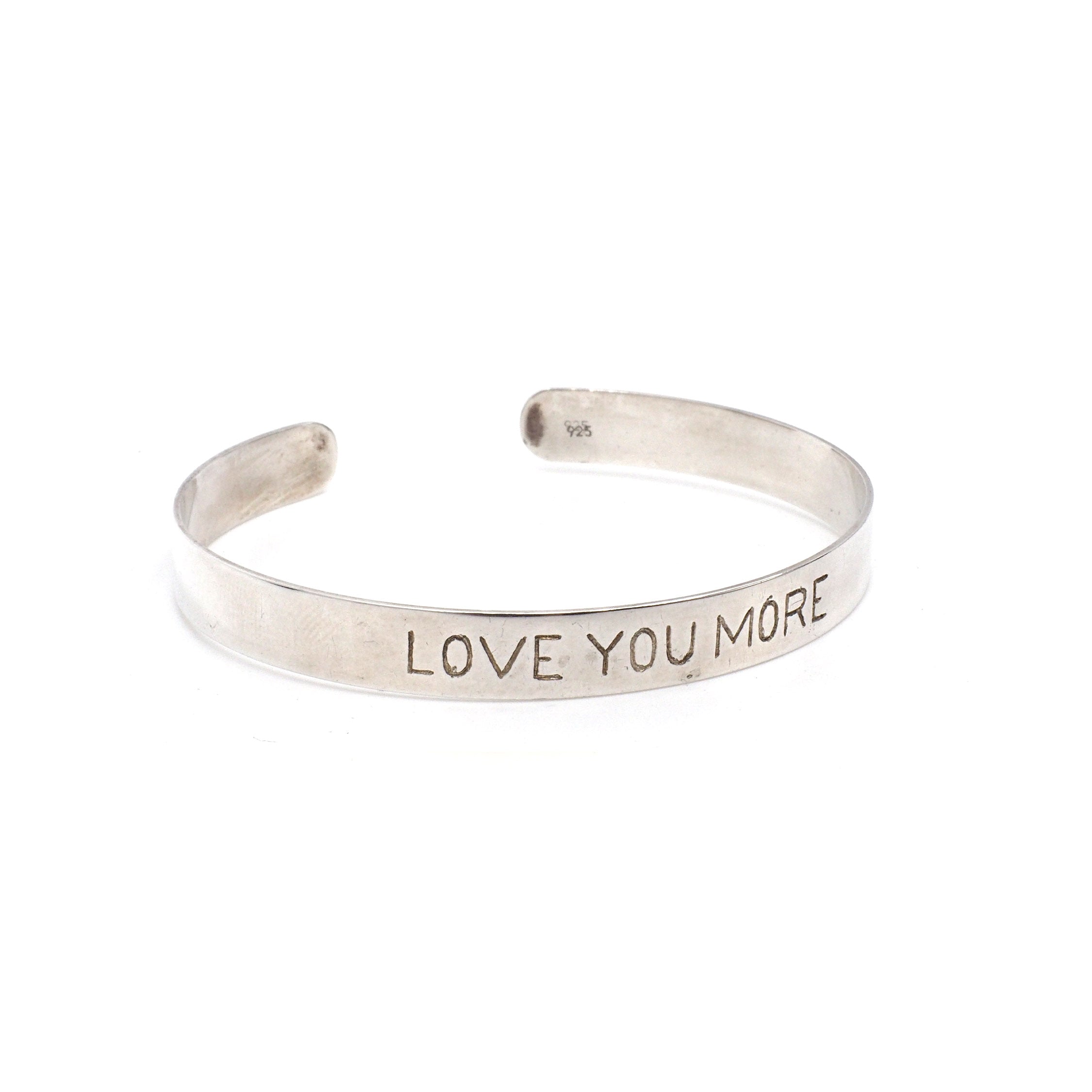 The Love You More Cuff in Solid Gold or Silver