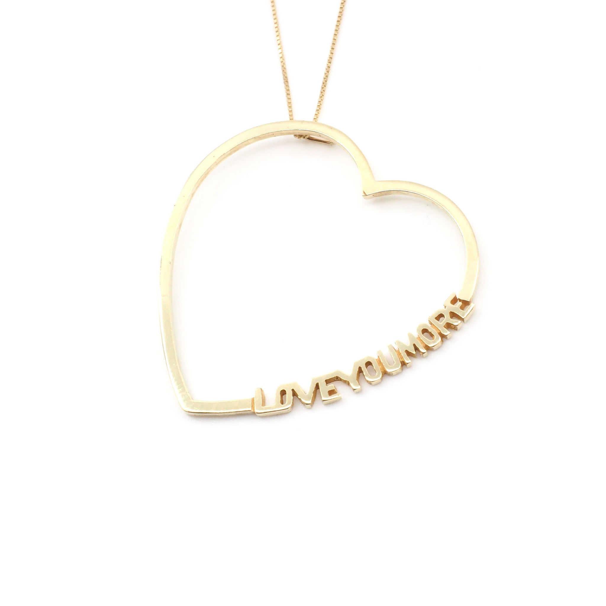 The Lucy Love Necklace in 10K & 14K Gold