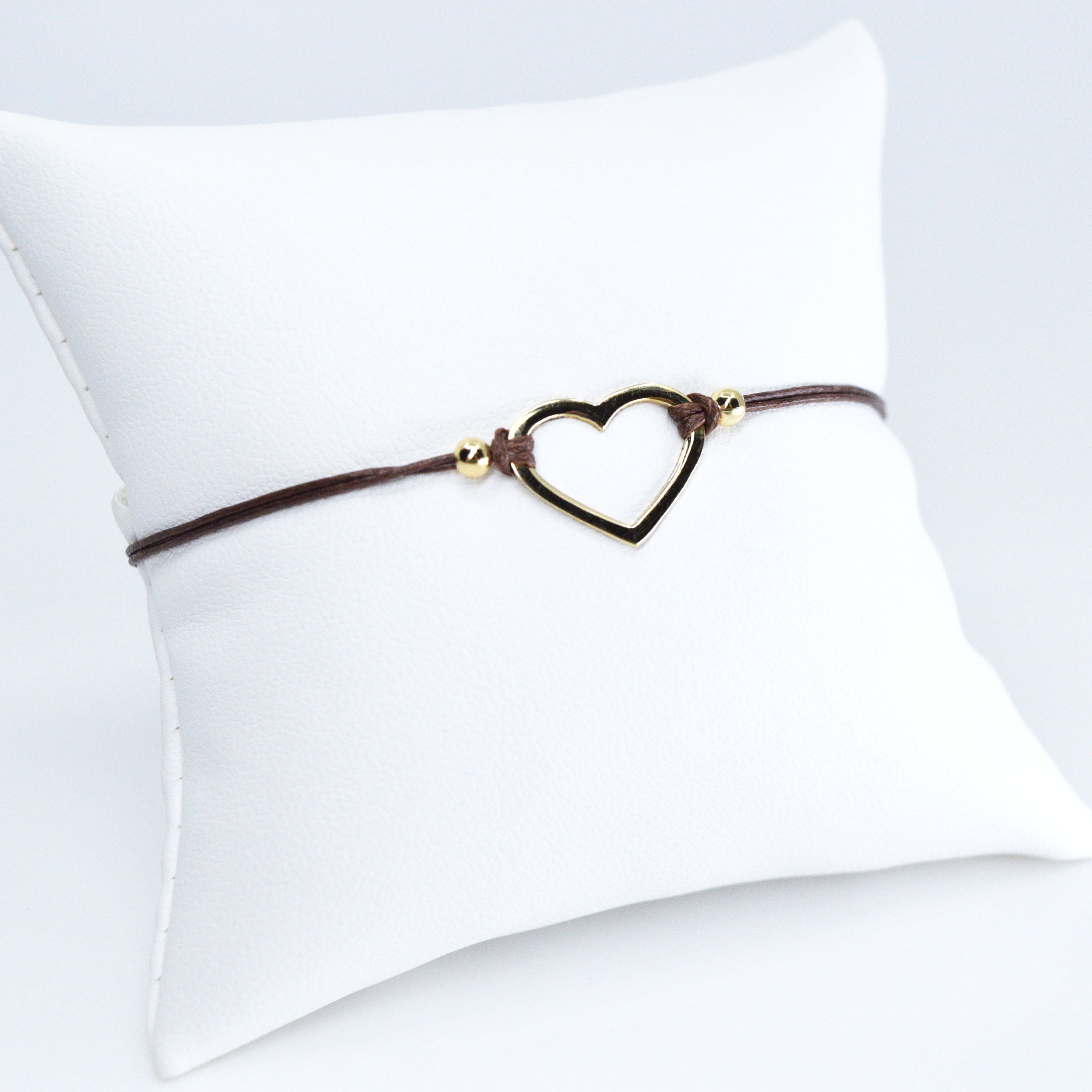 Savannah Cord Bracelet with Heart