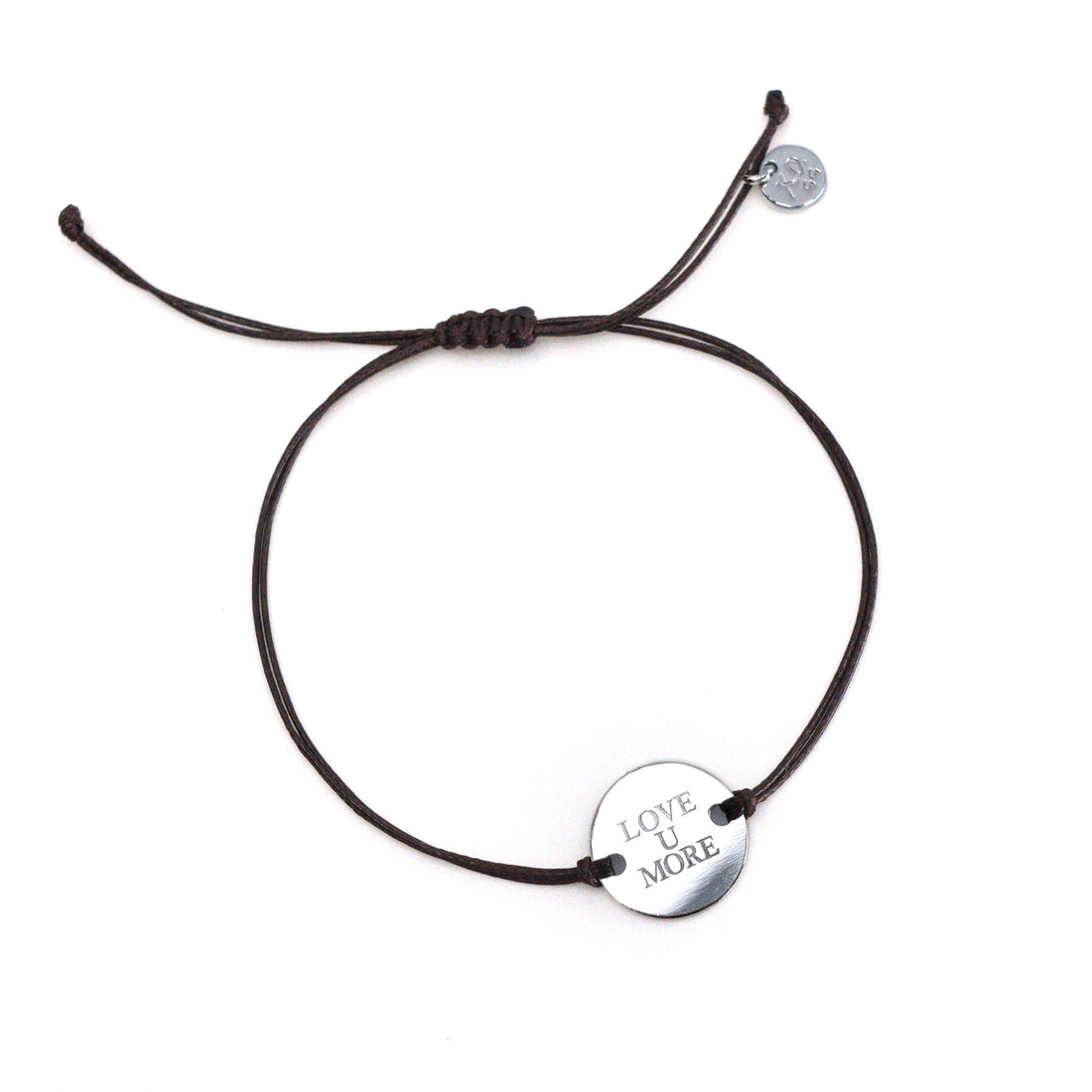 Savannah Cord Bracelet with Love You More Coin