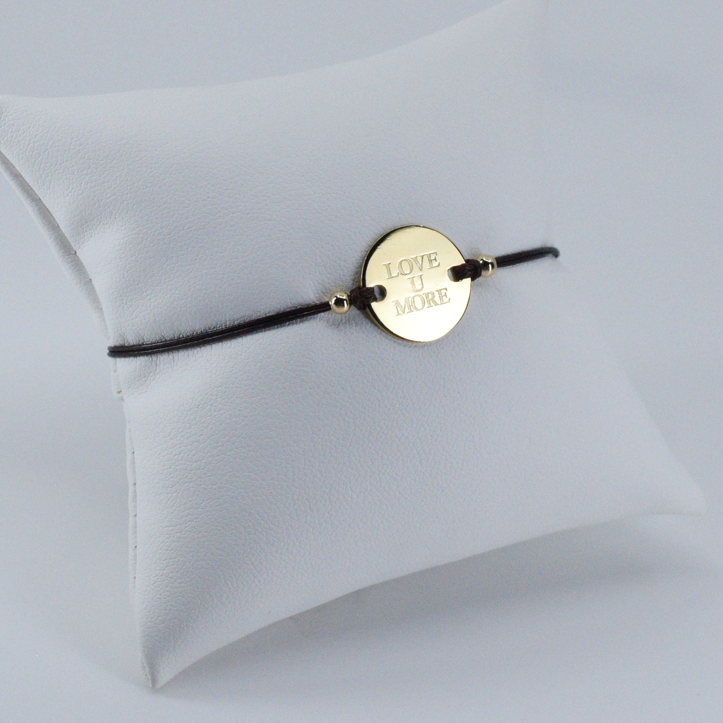 Savannah Cord Bracelet with Love You More Coin