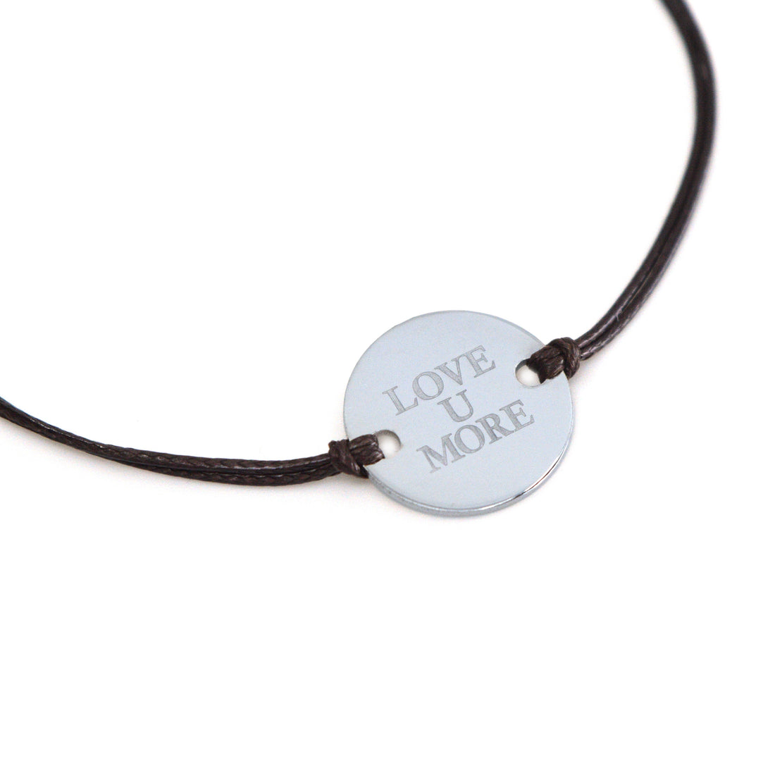 Savannah Cord Bracelet with Love You More Coin
