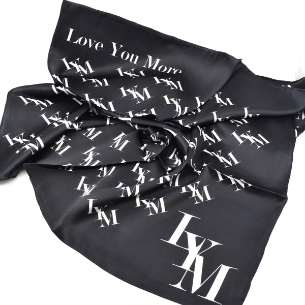 Love You More Silk Scarf