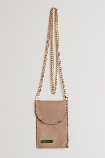 Cellphone Crossbody Leather Bag - Concert Ready
