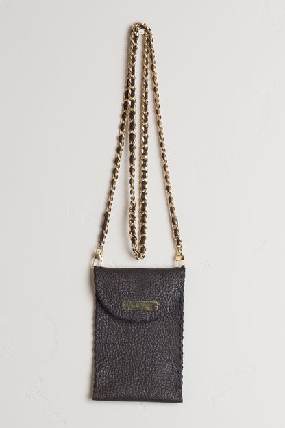 Cellphone Crossbody Leather Bag - Concert Ready