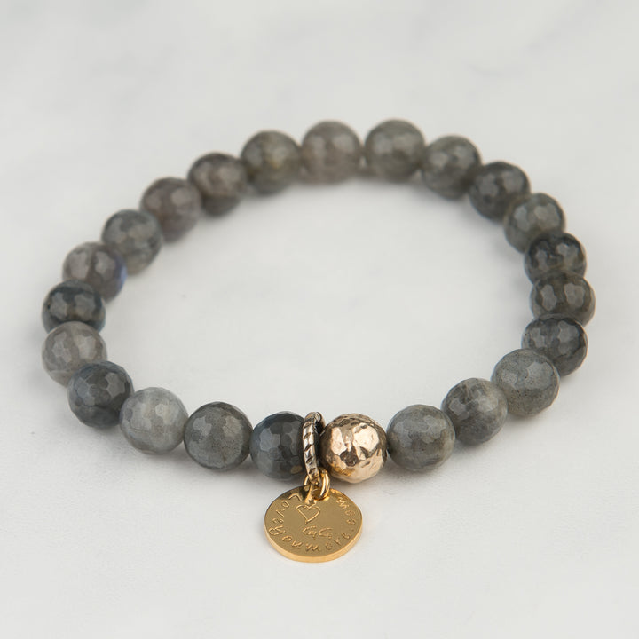 The Luna Bracelet in Labradorite