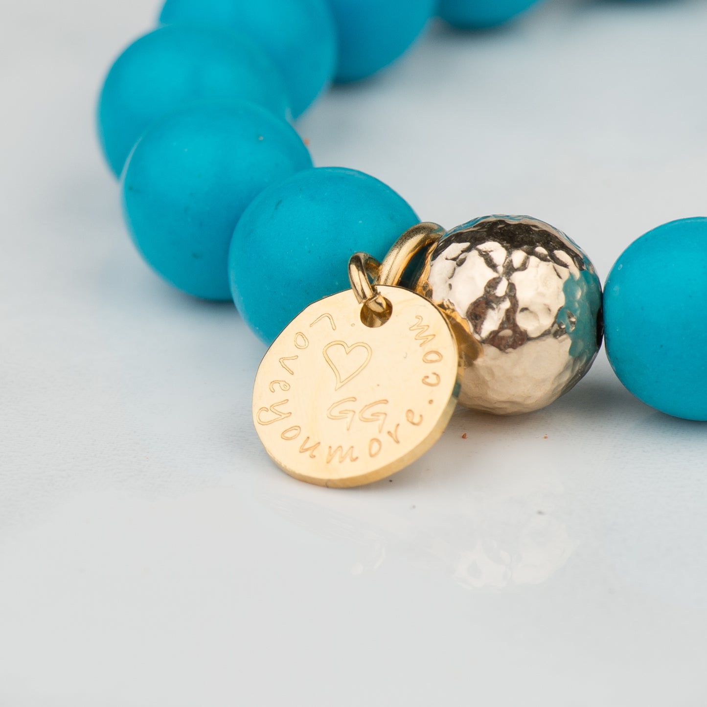 The Luna Bracelet in Teal