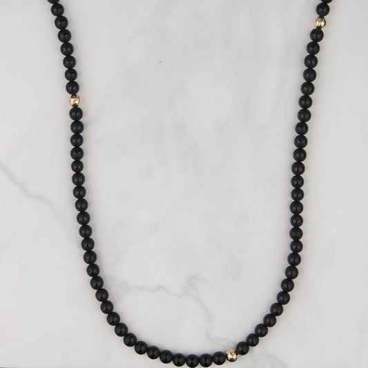The Whitney Necklace in Black