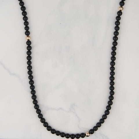 The Whitney Necklace in Black