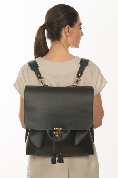 Large Leather Rucksack