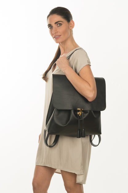 Large Leather Rucksack