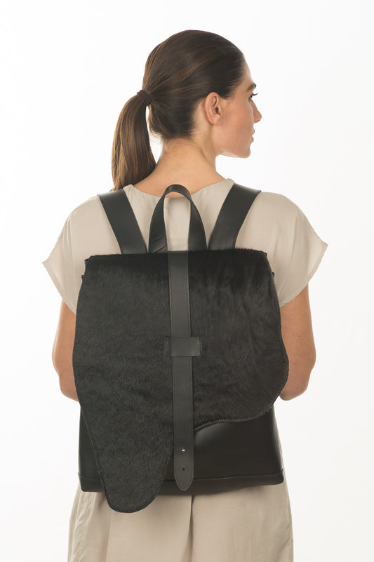 Natural Cowhide Rucksack