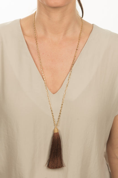 Tassel Pendant Necklace