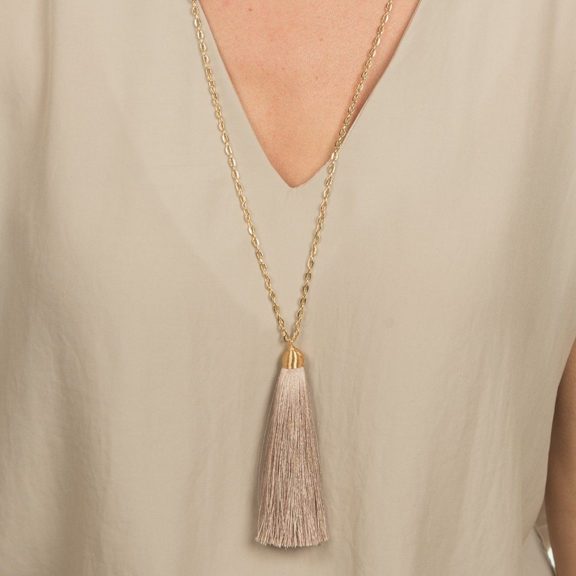 Tassel Pendant Necklace