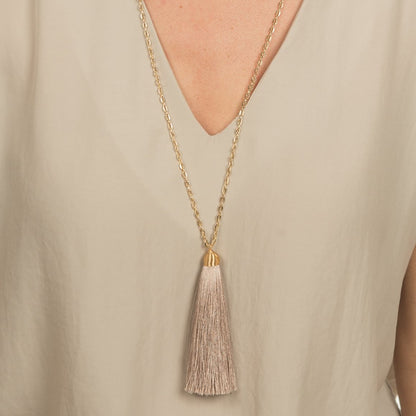 Tassel Pendant Necklace