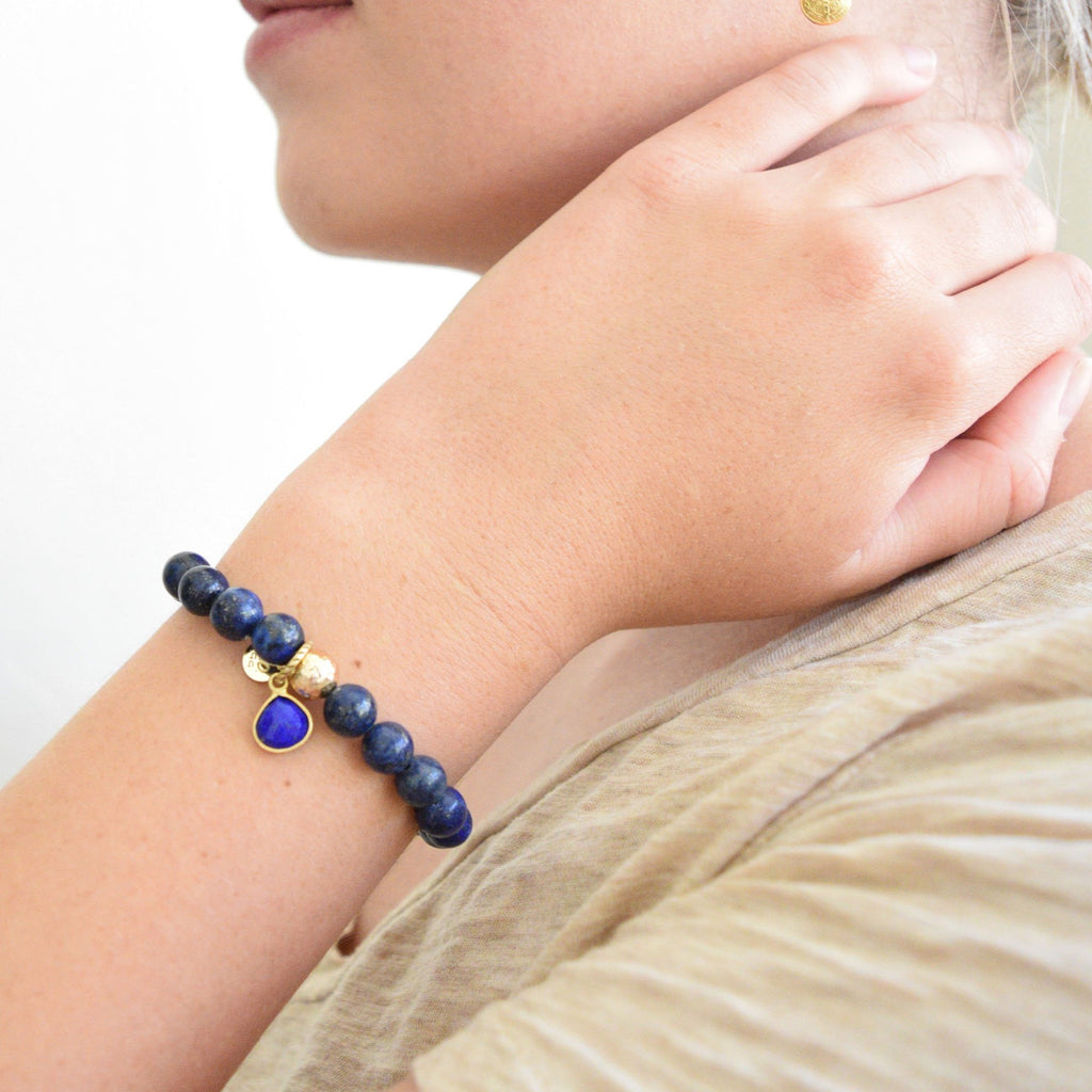 JWF™ Empowering Wisdom Lapis Lazuli Bracelet - Justwowfactory