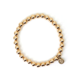 The Eternity Bracelet in Gold Smooth 6MM