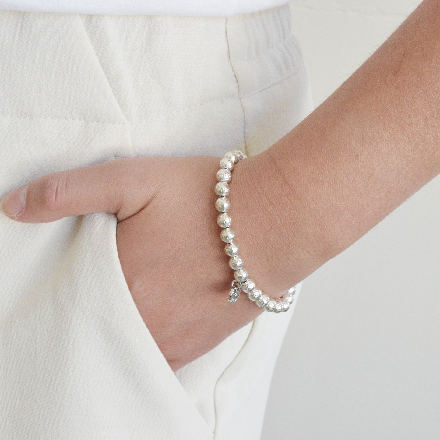 Eternity Bracelet in Silver Shimmer