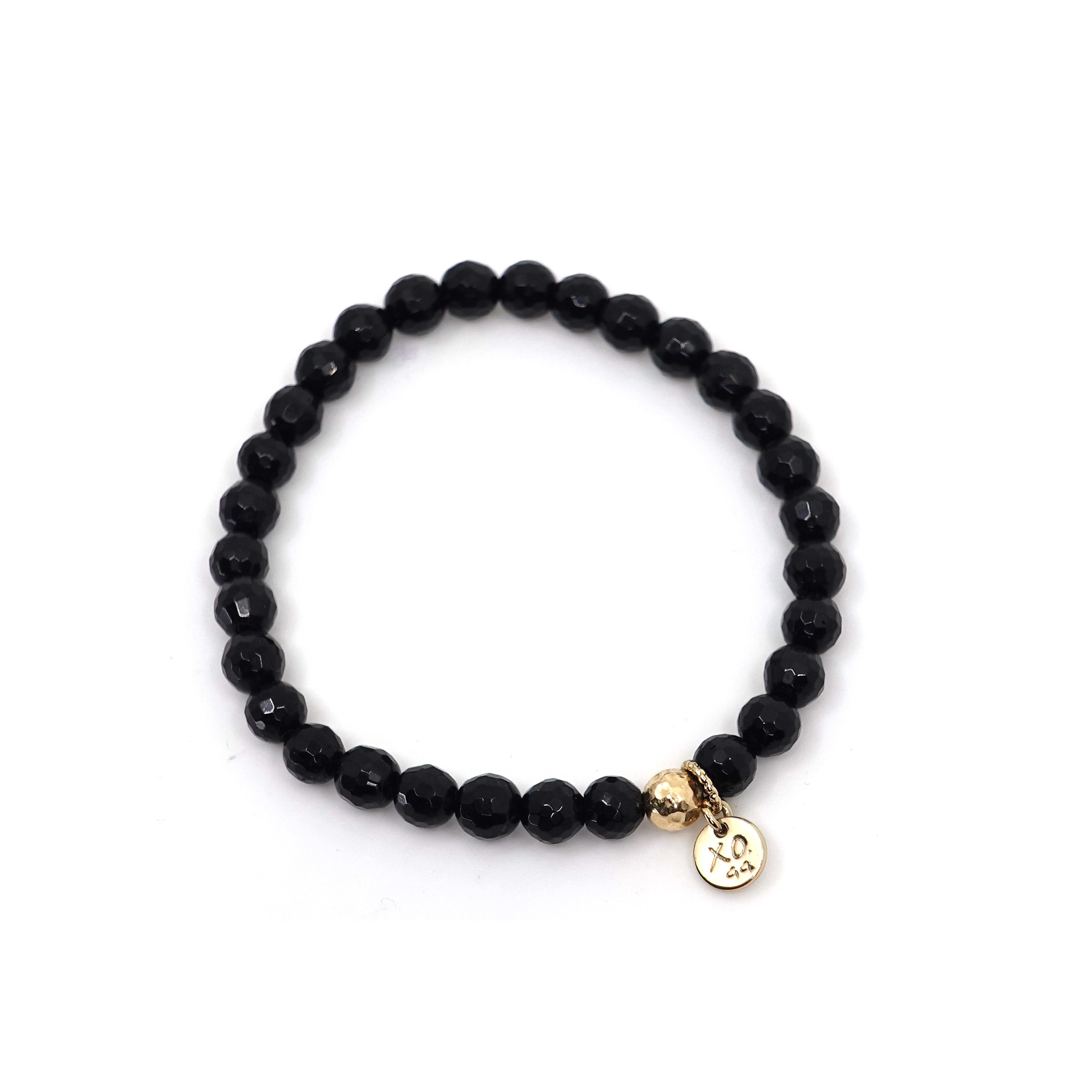The Luna Bracelet in Black Tourmaline