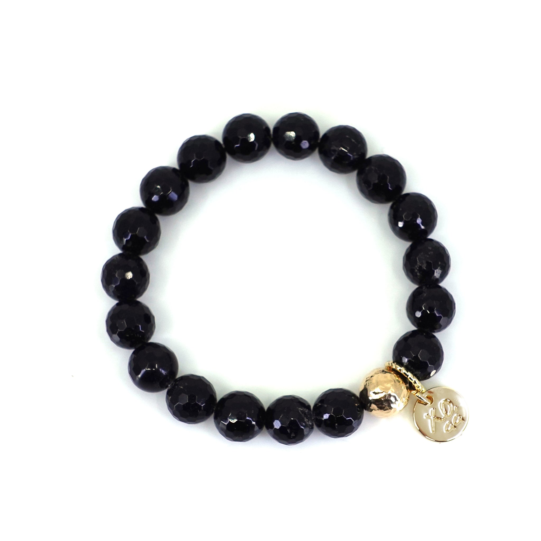 The Luna Bracelet in Black Tourmaline