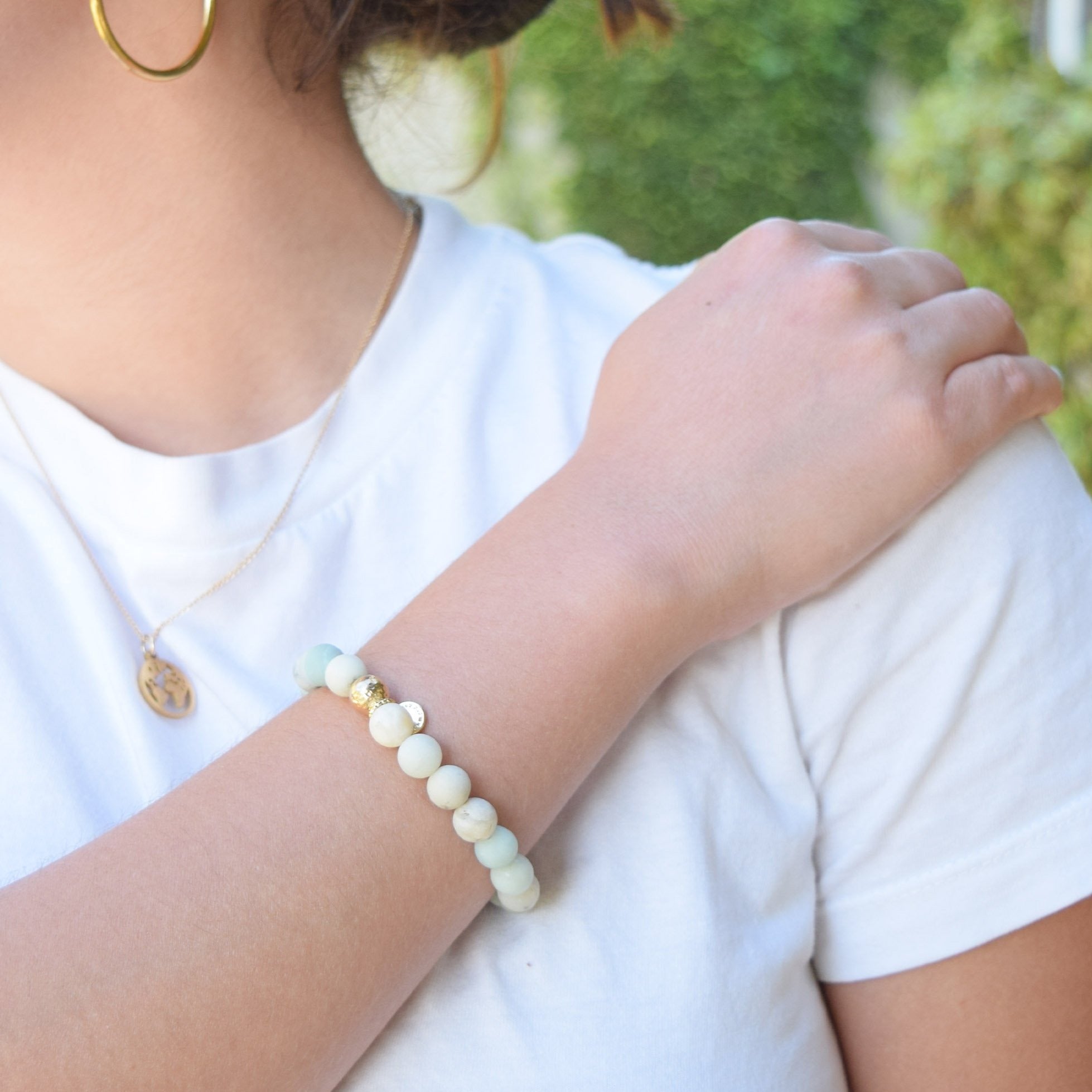 The Luna Bracelet in Ice