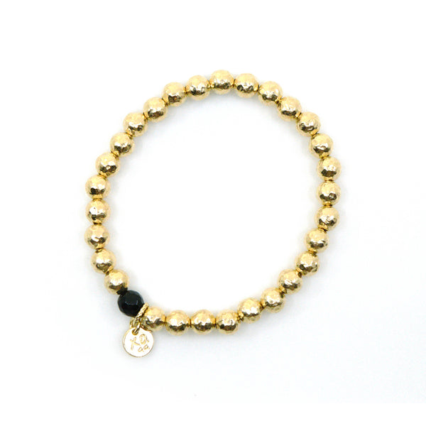 The Maggie Eternity Bracelet in Gold - Special Edition with Tourmaline