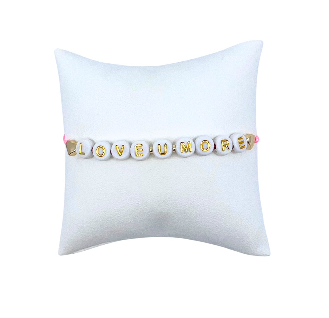 Alphabet Bead Cord Bracelet