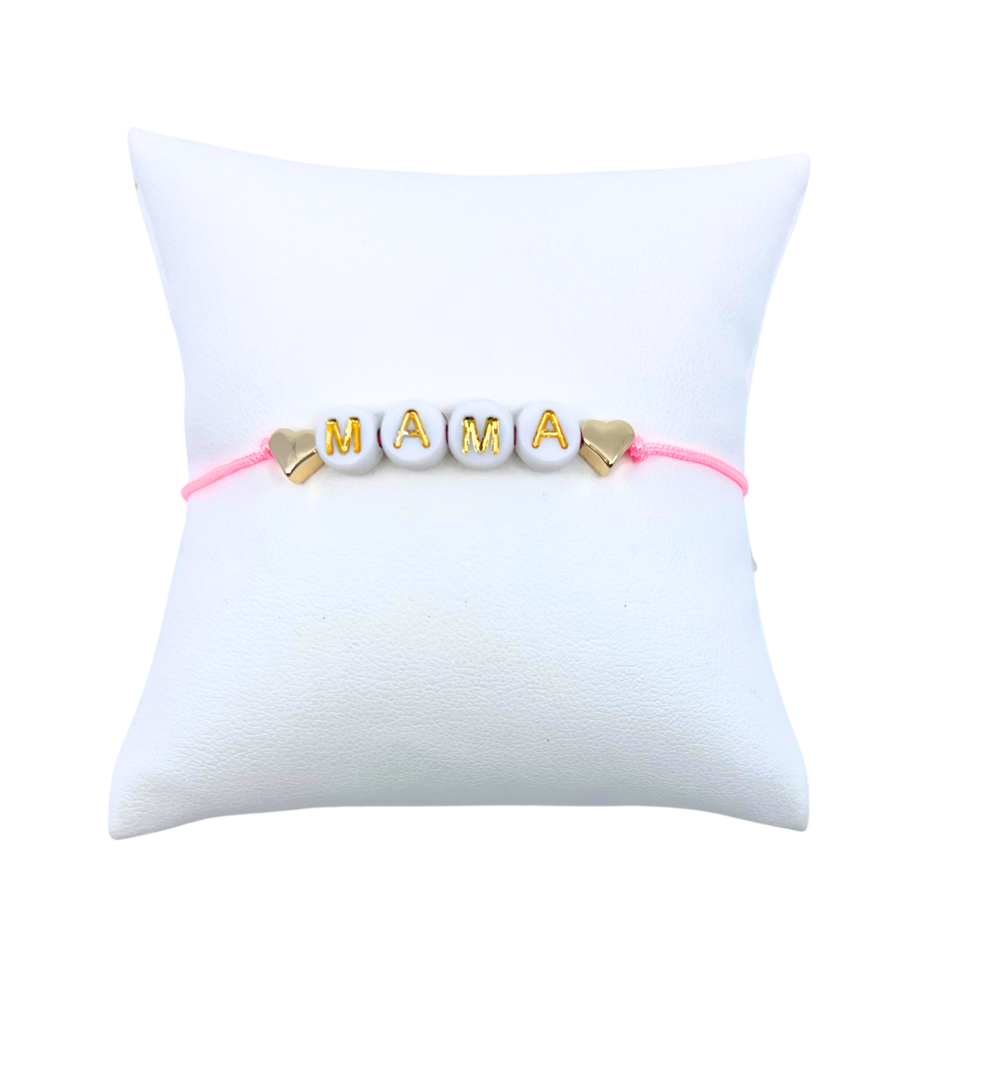 Alphabet Bead Cord Bracelet