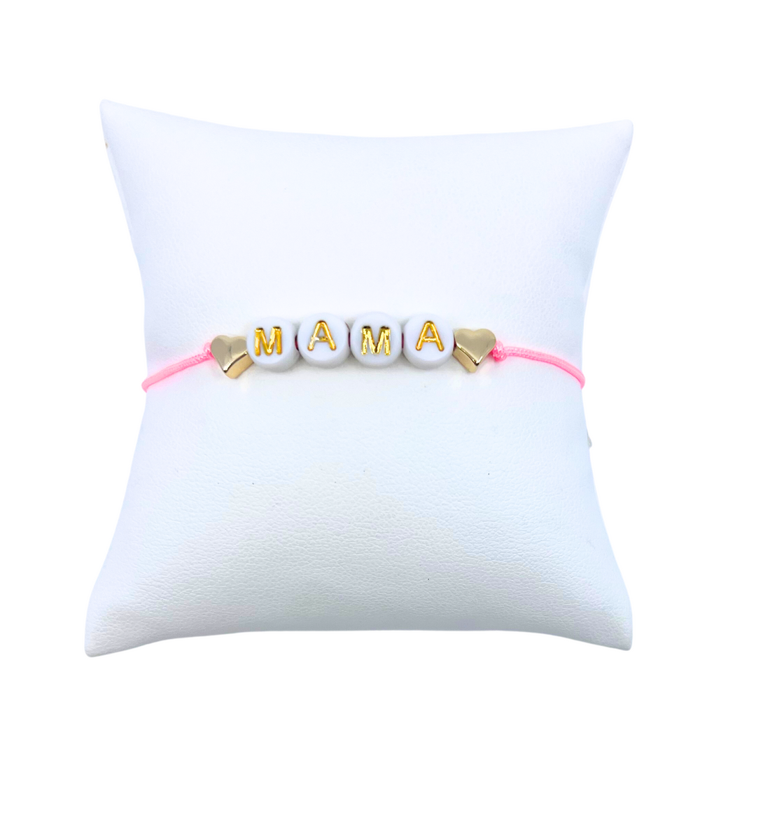 Alphabet Bead Cord Bracelet