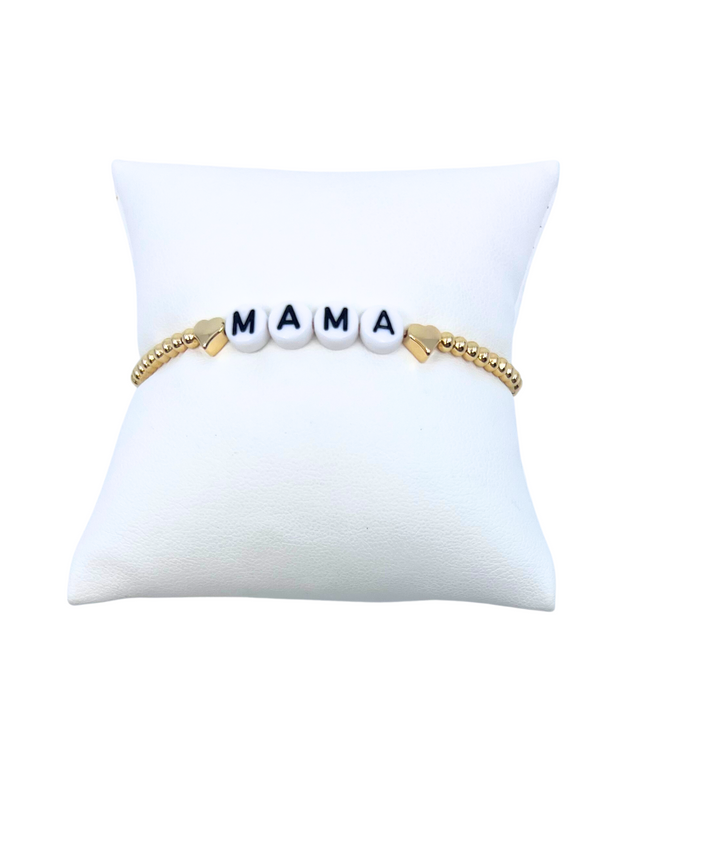 Alphabet Bead Cord Bracelet