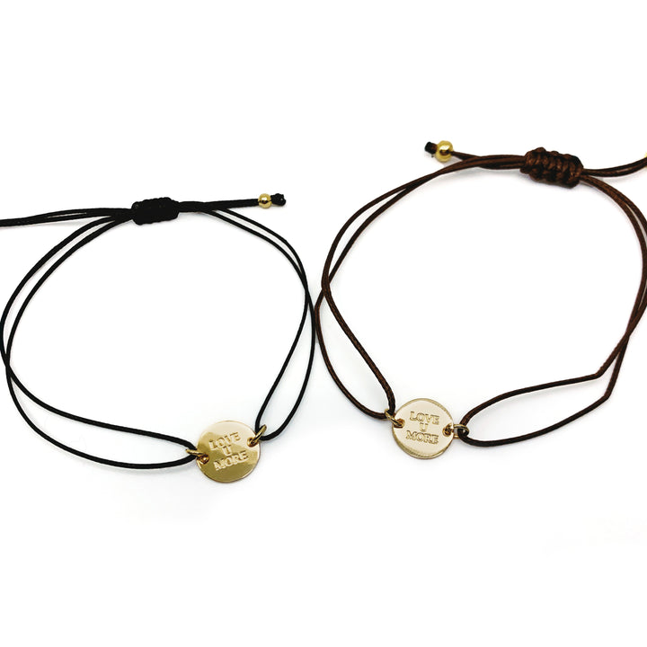 Savannah Bracelet with Mini Love You More Coin