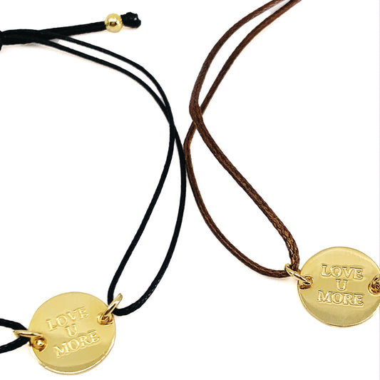 Savannah Bracelet with Mini Love You More Coin