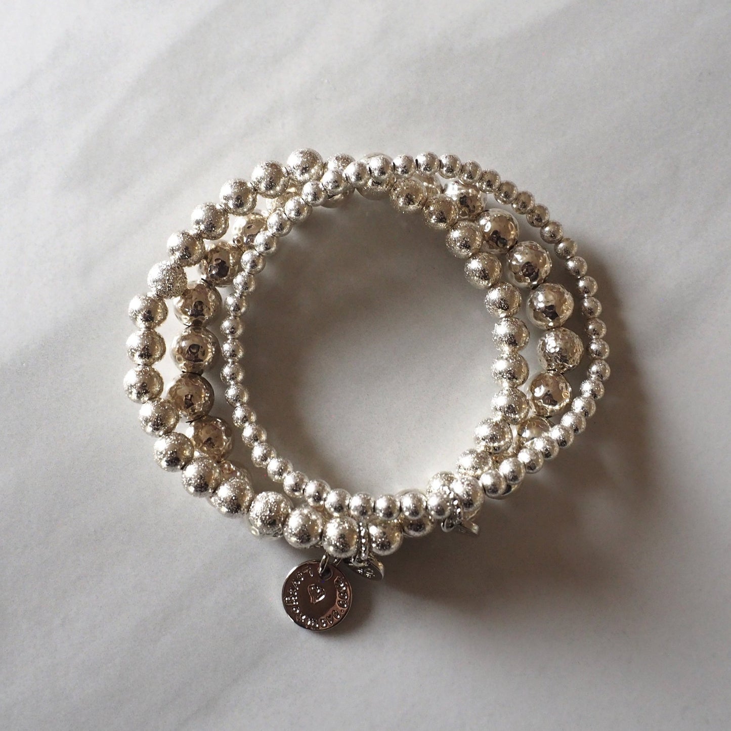 The Eternity Bracelet in Silver Shimmer