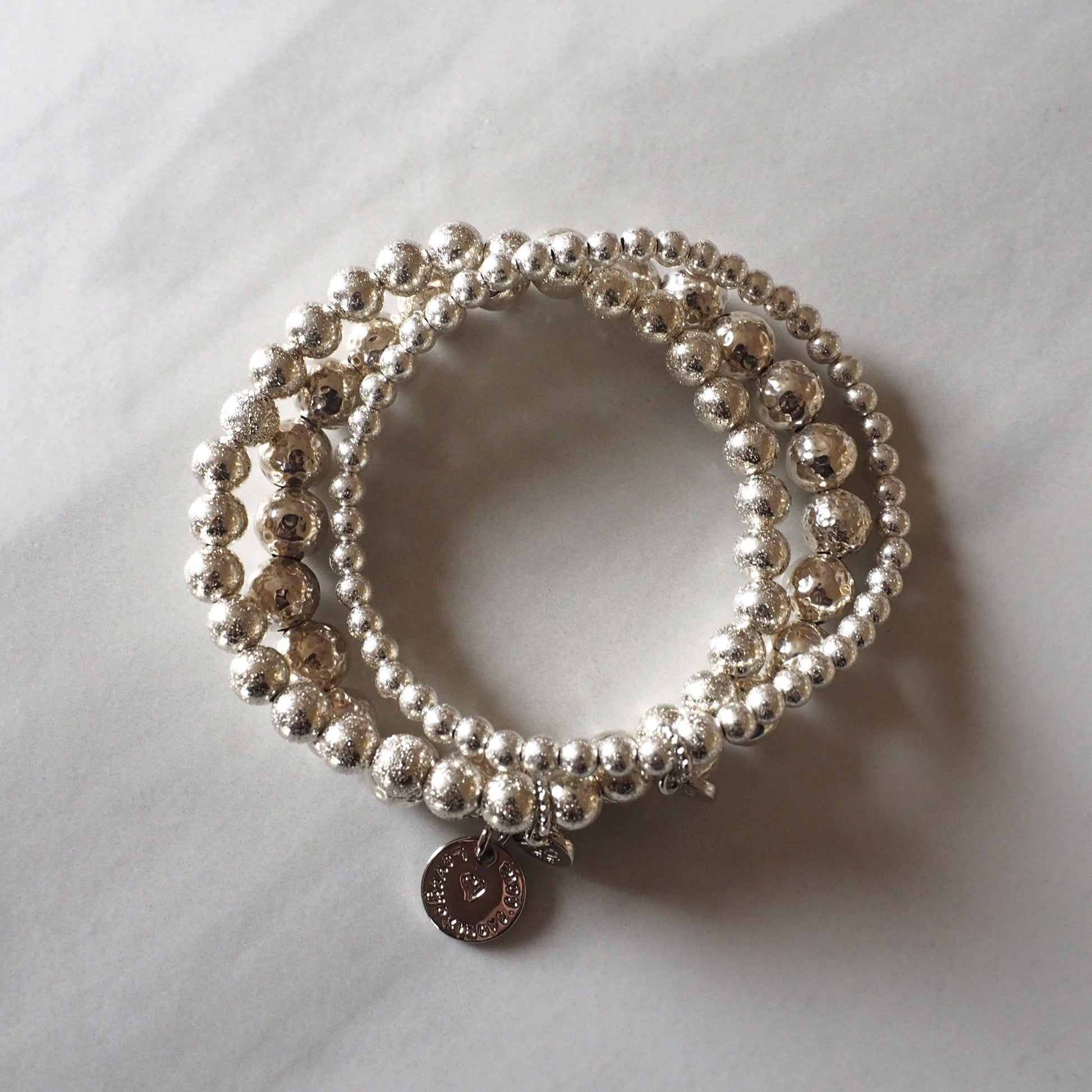 The Eternity Bracelet in Silver Shimmer