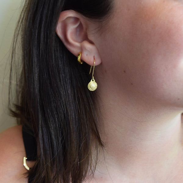 The St. Benedict Gold Earrings