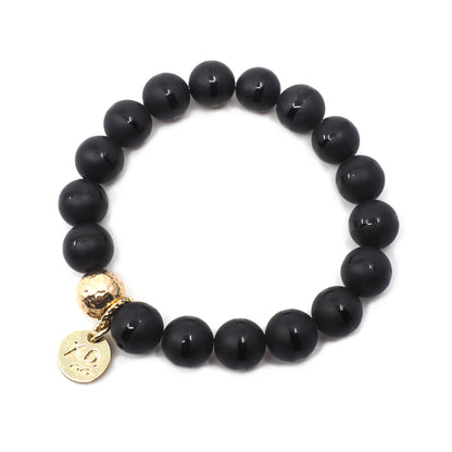The Luna Bracelet in Black Onyx