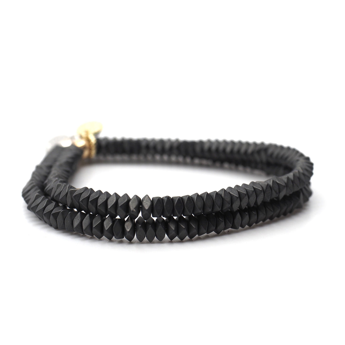 The Luna Bracelet in Geometric Gray