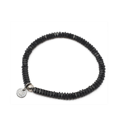 The Luna Bracelet in Geometric Gray