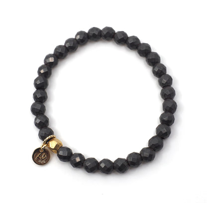 The Luna Bracelet in Geometric Gray