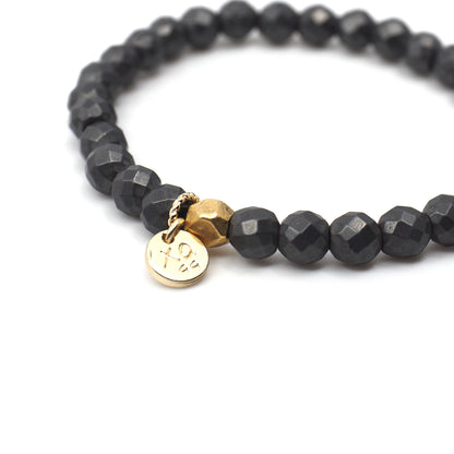The Luna Bracelet in Geometric Gray