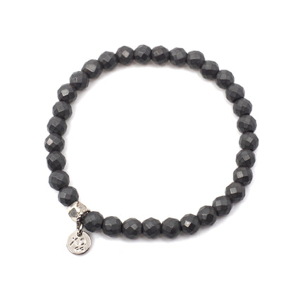 The Luna Bracelet in Geometric Gray