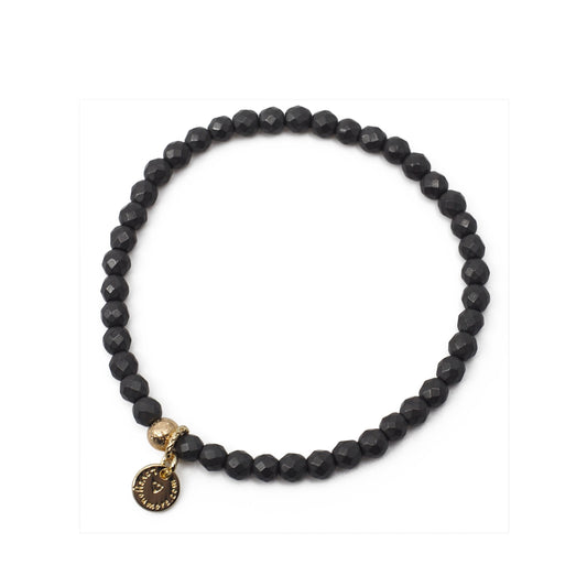 The Luna Bracelet in Geometric Gray