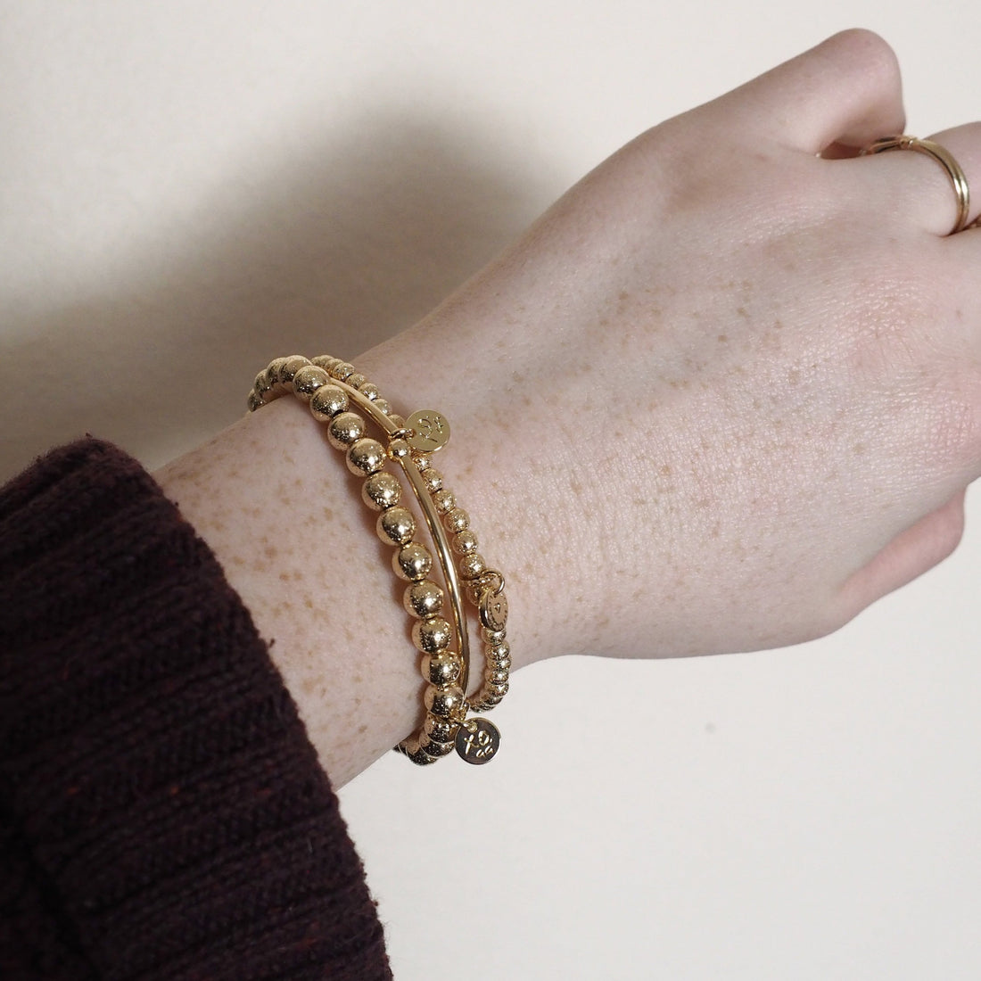 Eternity Bracelet in Hammered