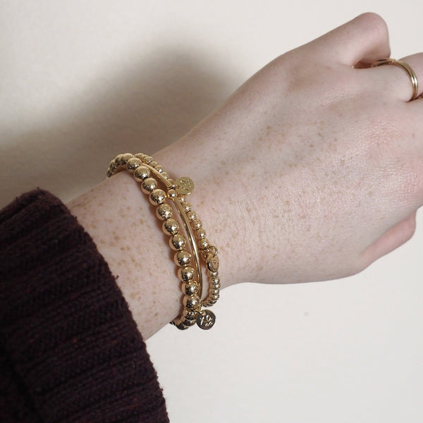 The Eternity Bracelet in Gold Shimmer